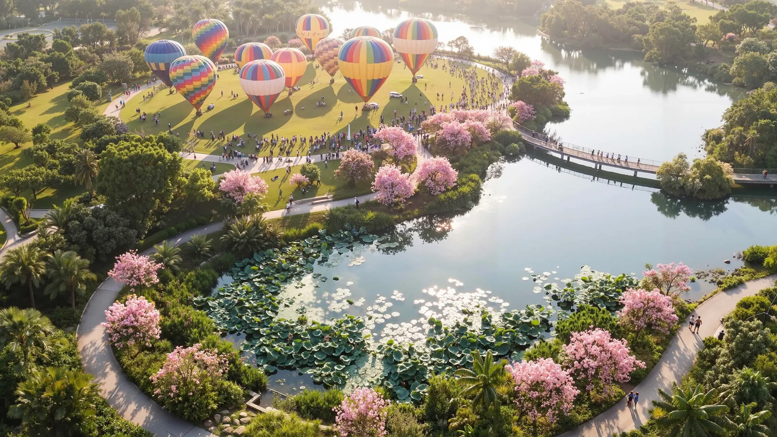 Phối cảnh công viên Bách thảo