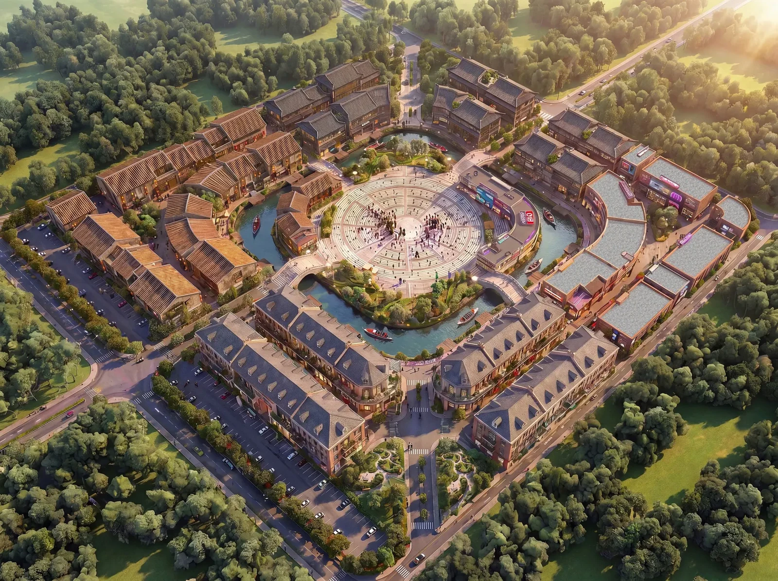 Phối cảnh Global Village